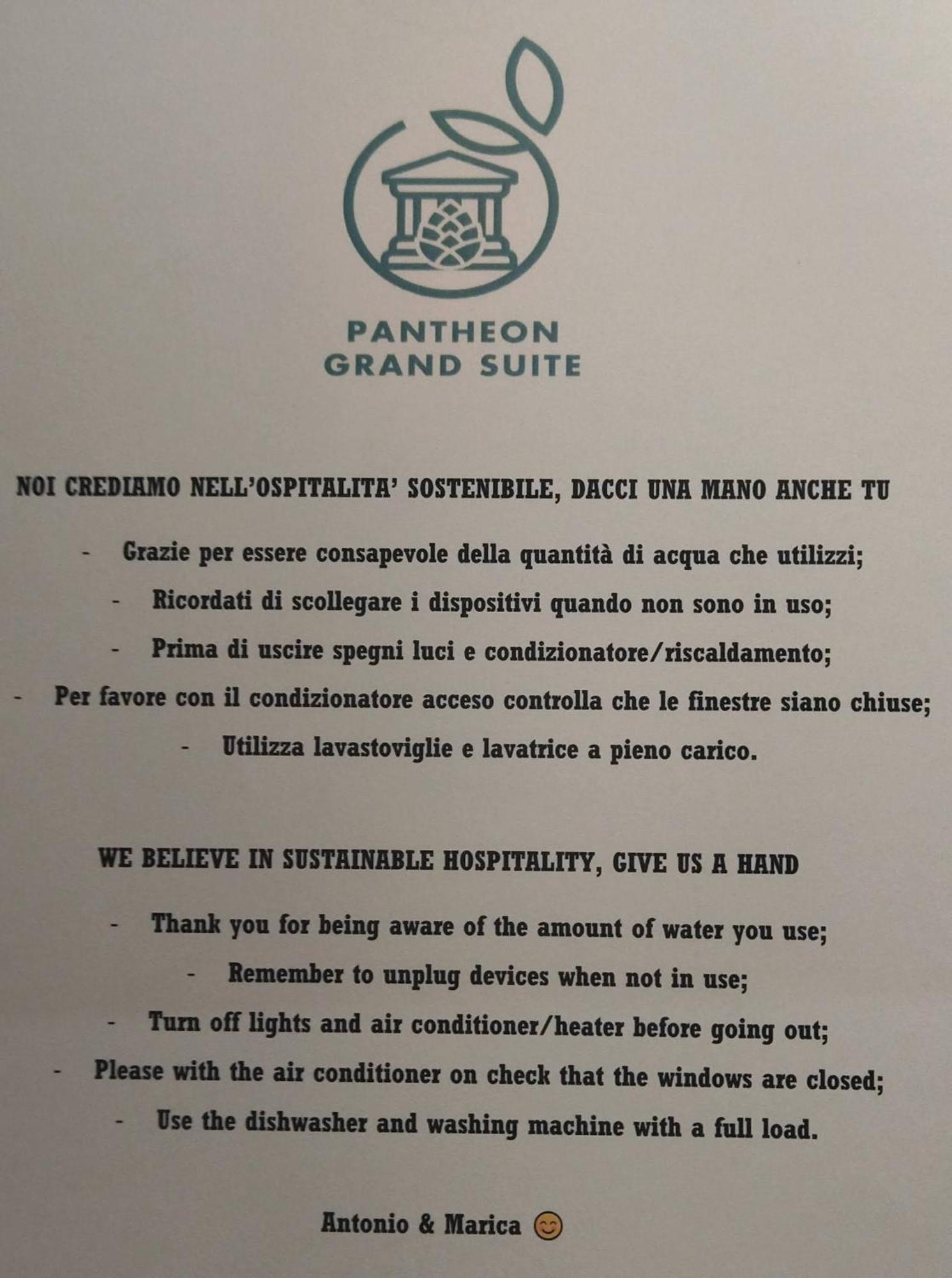 Pantheon Grand Suite Řím Exteriér fotografie